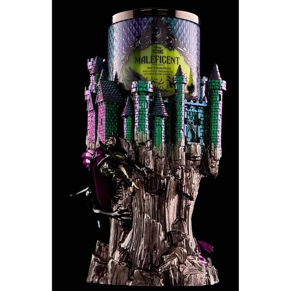 Bath & Body Works Maleficent Dragon Castle Disney VillainsCandle Holder‎ NEW